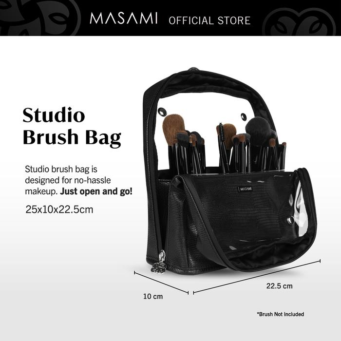 Gambar Masami Studio Brush Bag | Tas Kuas Make Up Pouch Transparan Beauty Bag Organizer Waterproof Mudah Dibersihkan Tas Alat Rias Kuas Brush dari Masami_NEW Kota Administrasi Jakarta Barat Tokopedia
