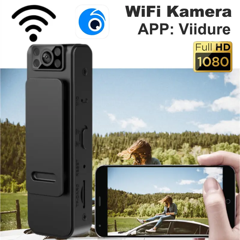 WiFi Mini kamera APP Viidure HD 1080P action camera Video Voice Recorder Perekam audio dan video 0