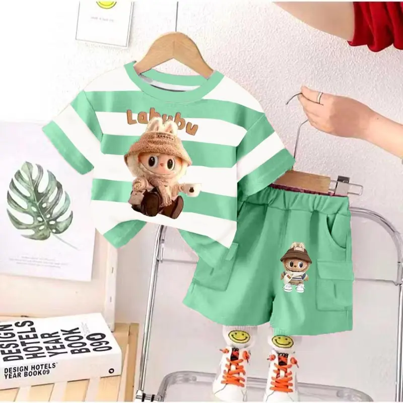 STELAN ANAK PEREMPUAN MOTIF LABUBU / VIRAL STELAN ANAK PEREMPUAN TERMURAH / TERLARIS Setelan 4
