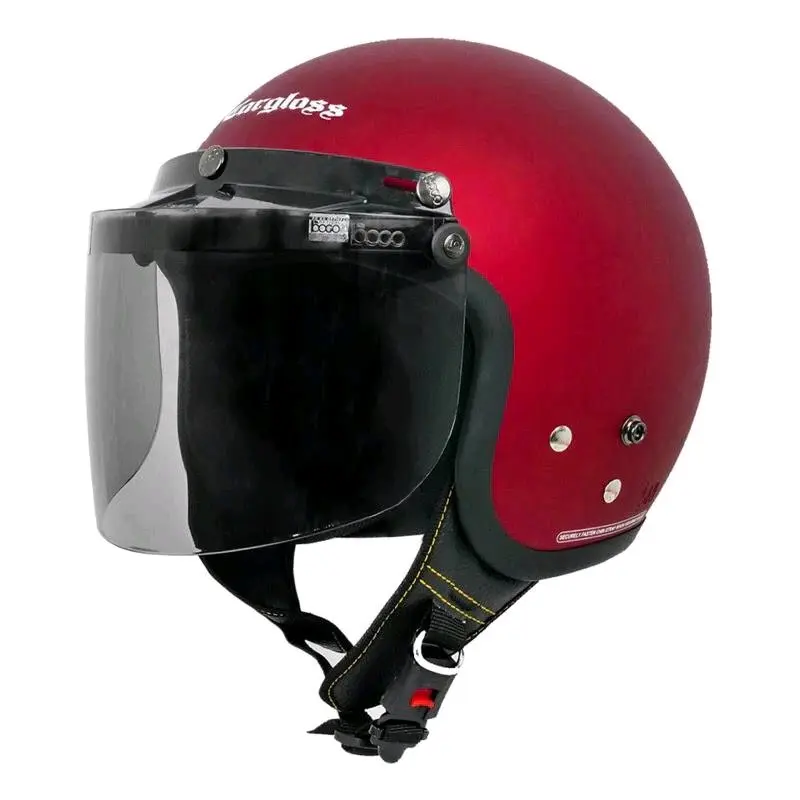 HELM BOGO CARGLOS IDENTIK KACA DATAR CLEAR/SMOKE Motorcycle 6