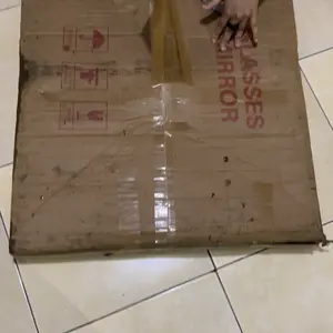 [Garansi] Cermin Kamar 60cm Mandi Cermin Bulat dengan Rak Bulat Rak Handuk Kamar Mandi Cermin Gantung 50cm Upgrade-Kemasan kayu