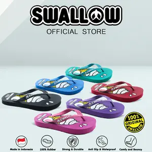 Swallow Sandal Jepit Ice Cream - Sendal Karet Anak Wanita Pria Anti Selip