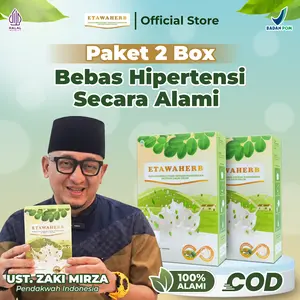 Etawaherb Original 2 BOX - Susu Kambing Etawa & Daun Kelor Herbal | Membantu Menurunkan Tekanan Darah Tinggi, Menjaga Tensi Stabil, Melancarkan Peredaran Darah, Aman untuk Hipertensi & Jantung, Bisa COD, BPOM Halal