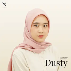 Diskon Promo Spesial Murah | Dusty Voal Silky 110x110 cm – Yuni Scarf | Hijab Murah Daily Premium Adem, Ringan,  Anti Gerah & Simpel