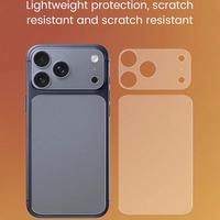Gambar 2IN1 Pelindung Lensa Kamera Belakang dengan Bingkai Film untuk iPhone 17 Pro/17 Pro Max Matte Anti Gores Belakang Protector - Film Belakang + Film Samping, iPhone 17 Pro dari ODOO INDONESIA Kota Administrasi Jakarta Barat 4 Tokopedia
