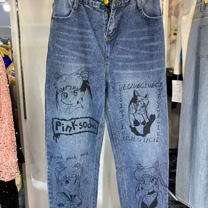 Celpan  jeans wanita import unik, cantik