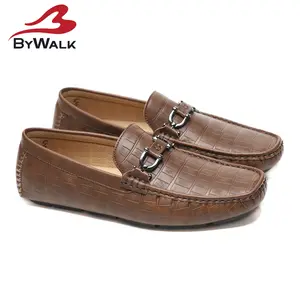 BYWALK CMS52 Sepatu Loafers Pria Formal Casual Moccasin Slip On Flat Shoes Kerja Kasual