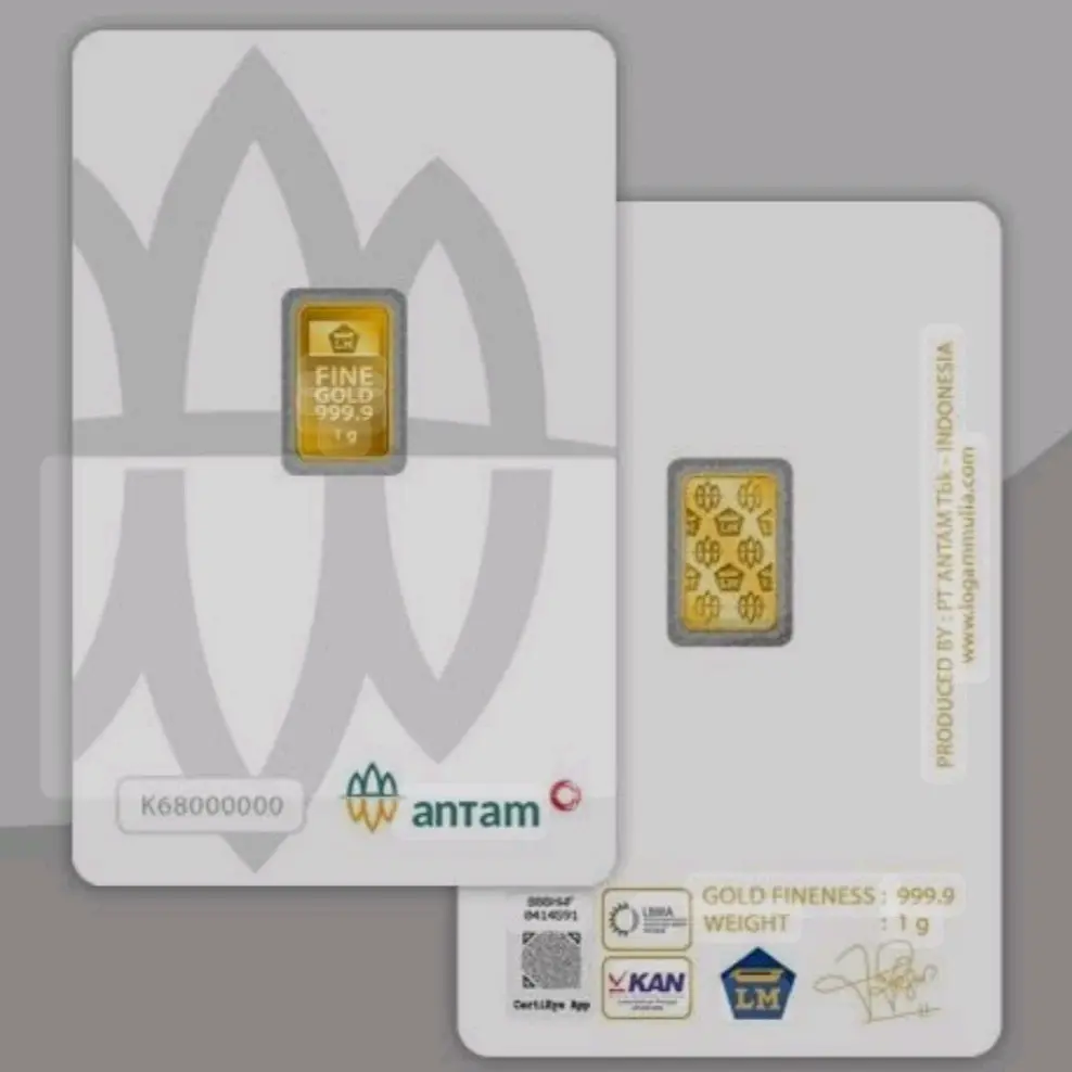 LOGAM MULIA ANTAM 1GRAM CERTIEYE