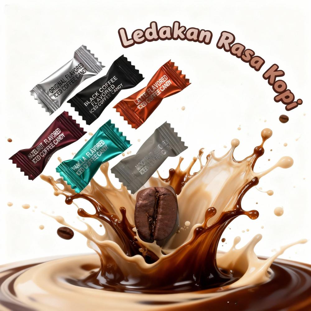 Permen Coffee Iced Coffee Dengan 6 Varian Rasa Black Coffee Original Vanilla Oatmilk Hazelnut Mocha Mix Temani Rasa Ngantuk Tiba Permen Yang Bisa Di Kunyah