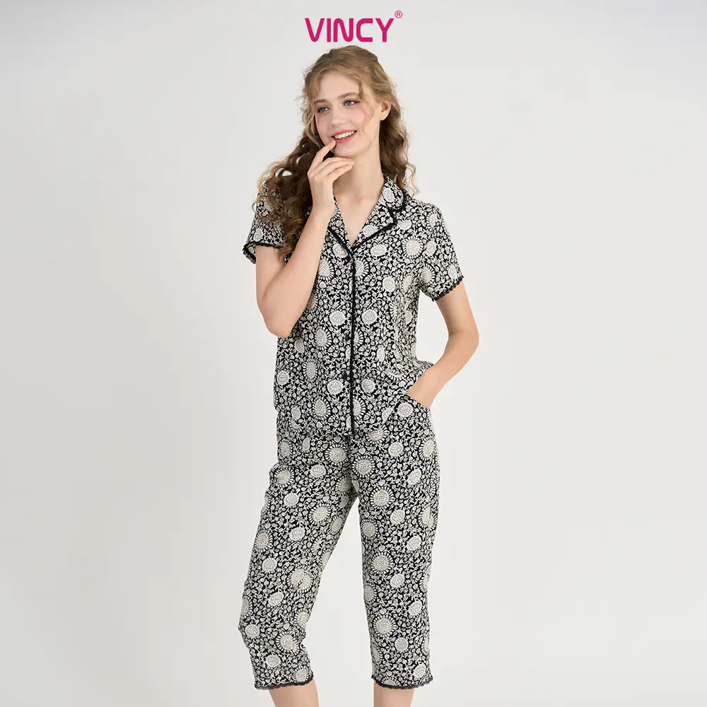 Bộ Quần Áo Kate Lửng Nữ Vincy  BKL267S01