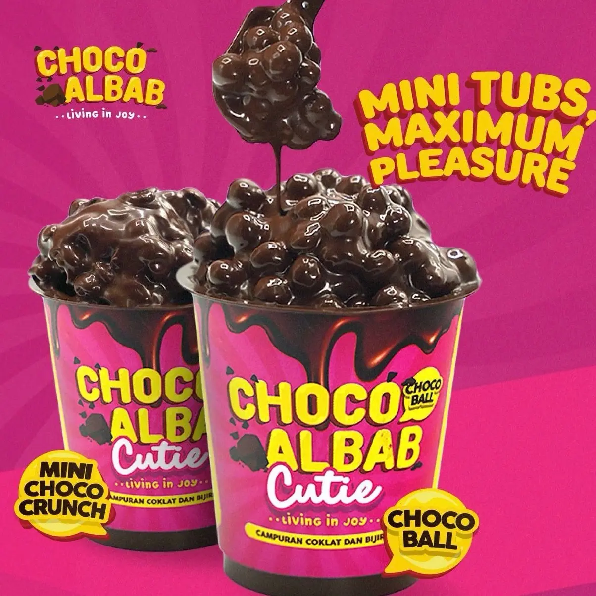 CUTIE CHOCO ALBAB . Free sudu. Chocolate Snacks Food
