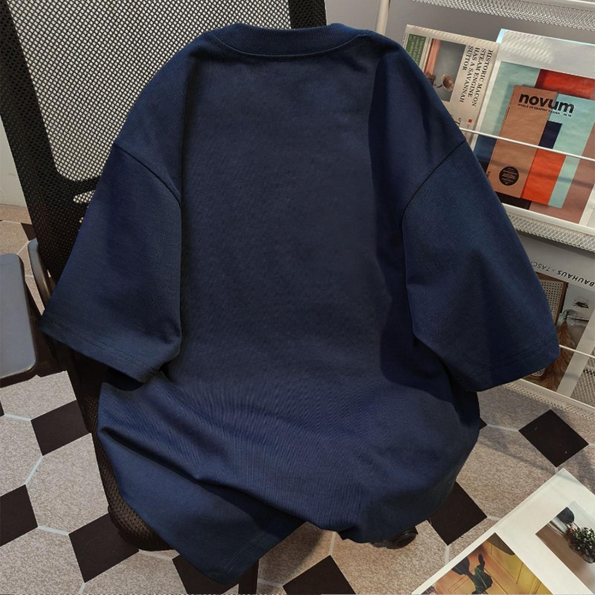 Kaos Katun Trendi Dengan Desain Cetak Grafis Unik, Longgar, Lengan Pendek, Leher Bulat, Unisex. Kaos Katun Trendi Dengan Desain Cetak Grafis Unik, Longgar, Lengan Pendek, Leher Bulat, Unisex.