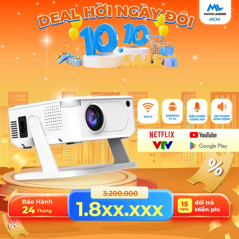 [Movie Legend x KOL] Máy Chiếu M3 MiniGo - Máy Chiếu Movie Legend HCM-SG