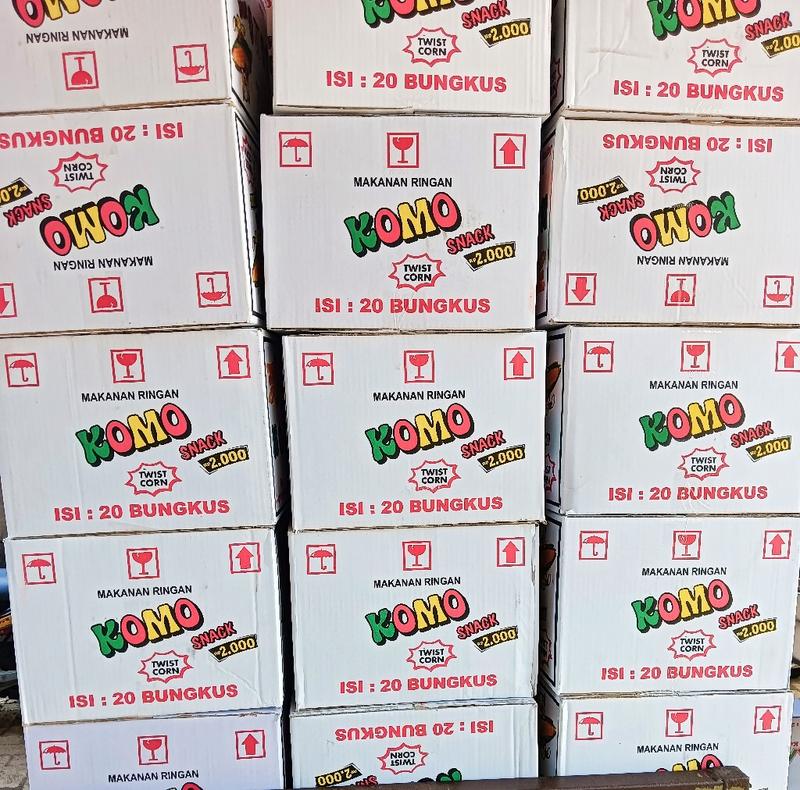 Product Introduction of Snack Chiki Komo Berhadiah Uang Jika Beruntung | Jajanan Snack Ciki Jadul | Snack Ciki Rasa jagung Panggang Berhadiah Isi 40 pcs Perkarton 14