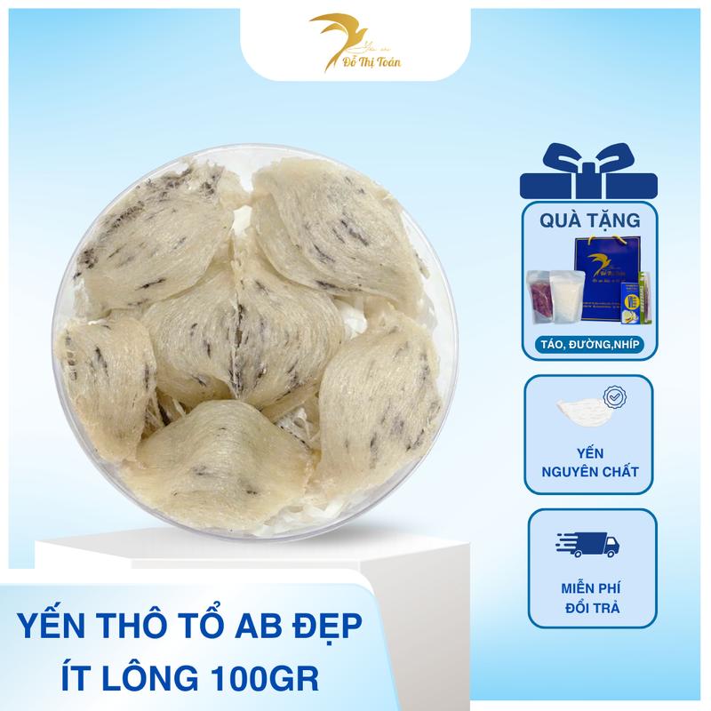 DTT Tổ Yến Thô Nguyên Tổ AB ĐẸP TT020- Kèm Nhíp Táo Đỏ Đường Phèn - Yến Sào Đỗ Thị Toán Food