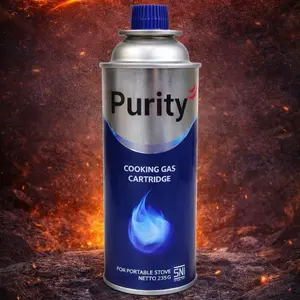 Gas Portable Merek Purity 235Gr Original & SNI  || Gas Masasak Purity Original (Bukan Isi Ulang) Aman Dipakai