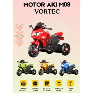Motor Aki Anak VORTEC M09 Bisa Dinaiki Ada Lampu Suara