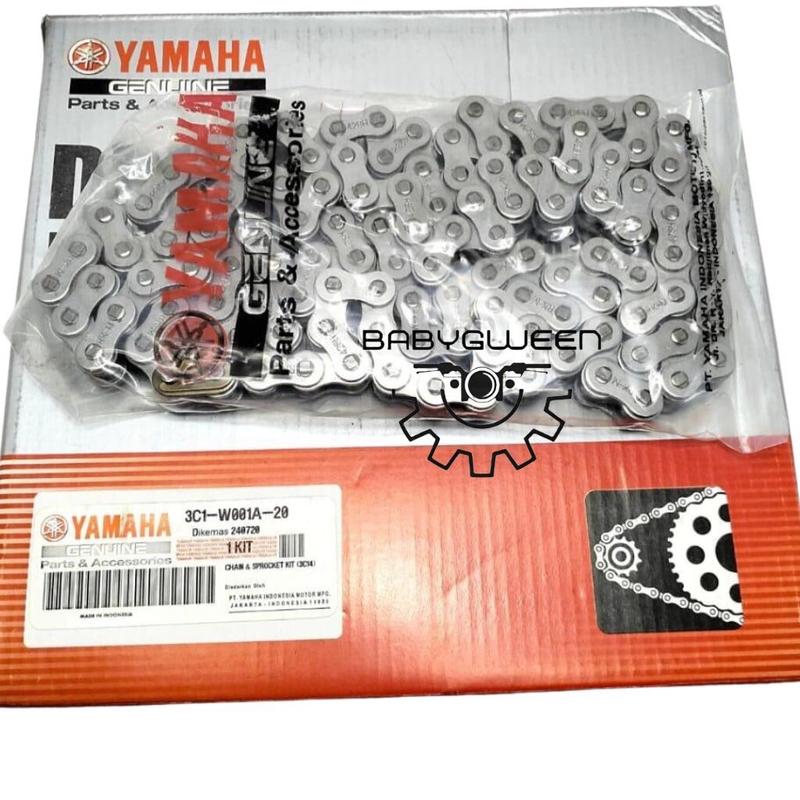 GW- GEAR SET RANTAI MOTOR YAMAHA VIXION OLD/LAMA 3C1 UK: 14-42T KUALITAS ORISINIL ASLI YGP GER GIR Motorcycle 3
