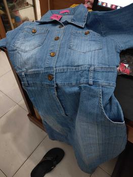 Product Review of Dress Jeans Wanita Full Kancing Aktif Bisa Busui V-17 from R**i 0