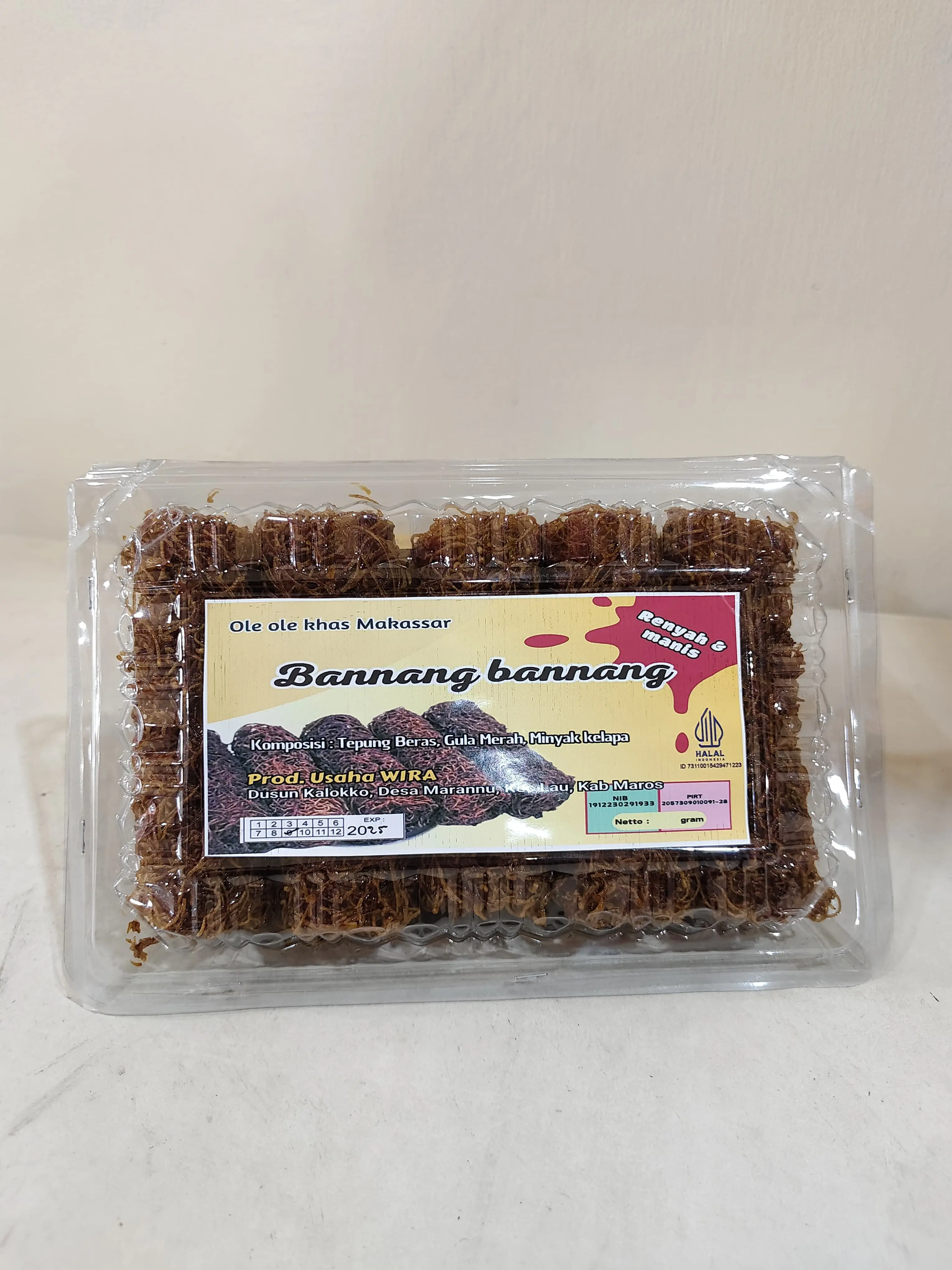 KUE BANNANG BANNANG DB / BENANG BENANG KHAS MAKASSAR
