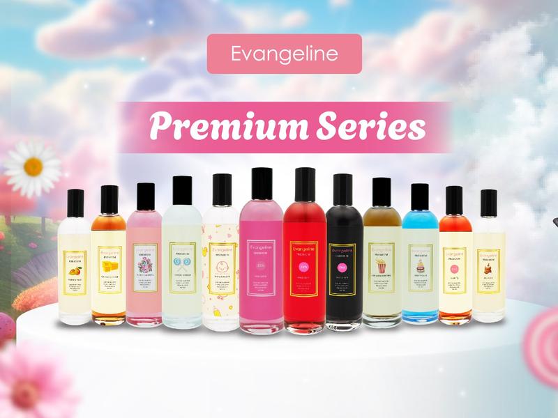 【NEW】Evangeline Premium 100ml | Parfum Wanita Tahan Lama Long Lasting Perfume Tubuh Wangi Peony Peach Lembut 2
