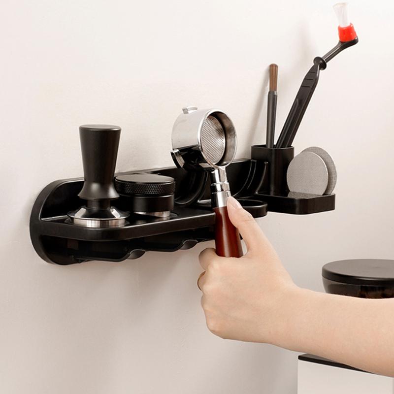 Product Introduction of Wall-mounted coffee filter holder, waterproof ABS holder, Espresso machine, handle group, wall mounted, Rack51/54/58MM 38