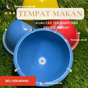GROSIR TEMPAT PAKAN CEPUK AYAM 5 BIJI ALL WARNA