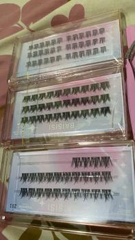 Product Review of [TANPA LEM] BAISISI Bulu Mata Palsu Individual Lashes Z11 Korean Segmentasi + FREE TWEEZER | eyelash extension | Douyin Lashes | Eye Make Up from S**6 0