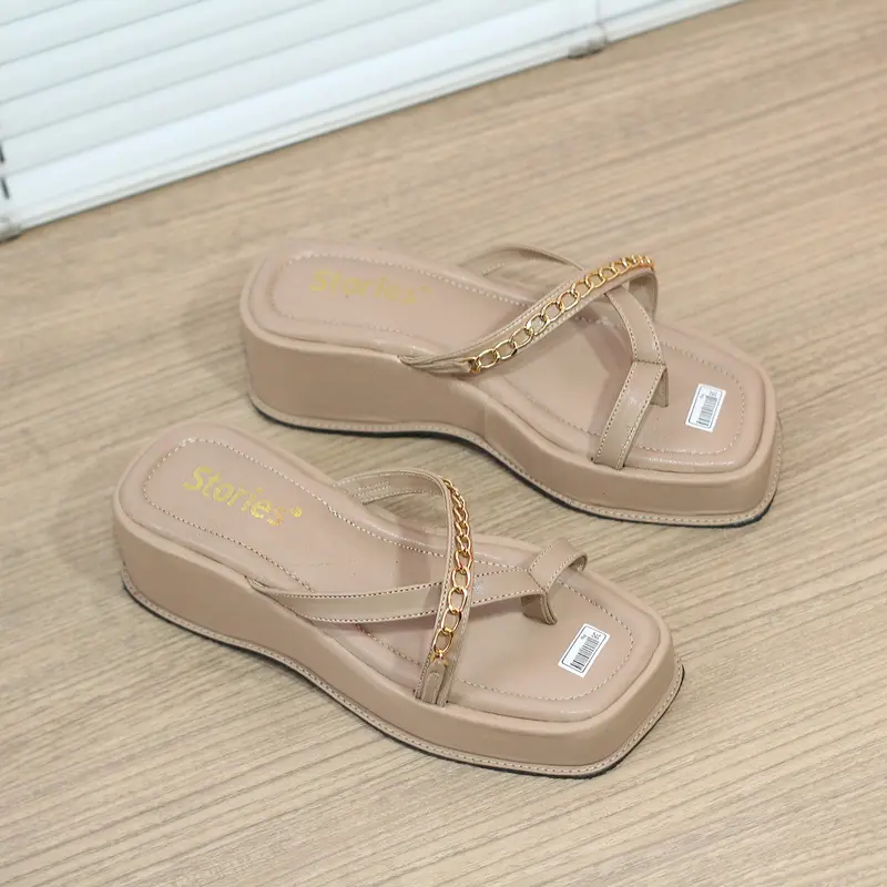 Sendal Flatform Jeje Wedges Wanita Cewek - Sandal Wanita - Shoes 2