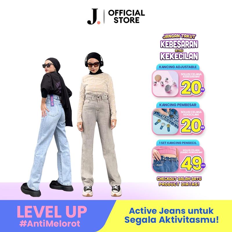 JINISO - Ultra Highwaist Loose Jeans 222 LEVEL UP 2