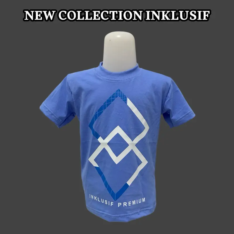 T-Shirt Couple FAMILY BY INKLUSIF  Original - BIRU MUDAH-MUDAHAN - AYAH IBU ANAK LAKI-LAKI, ANAK PEREMPUAN, Pasangan.  KAOS COUPLE KELUARGA 1