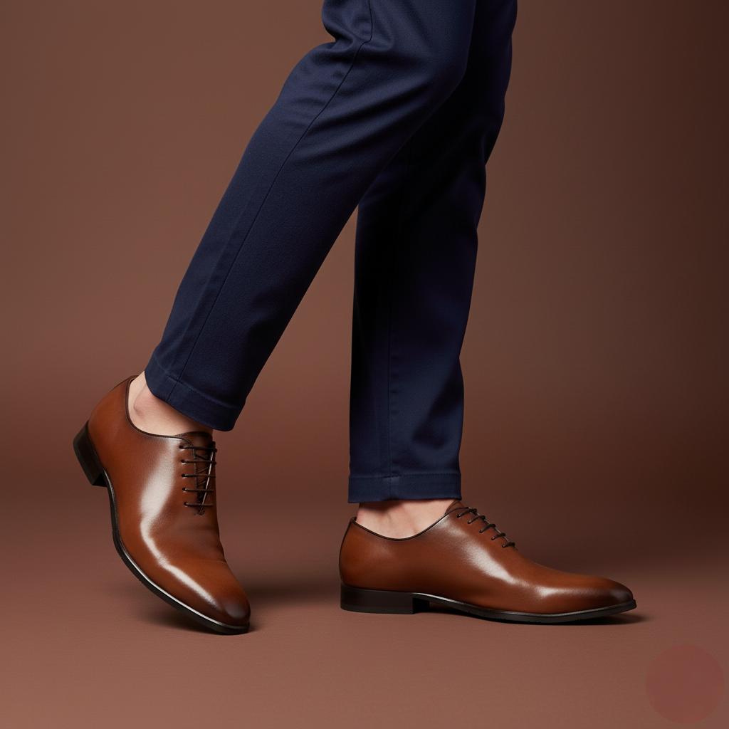 Sapato Masculino Oxford Wholecut Viena - Ângulo 2