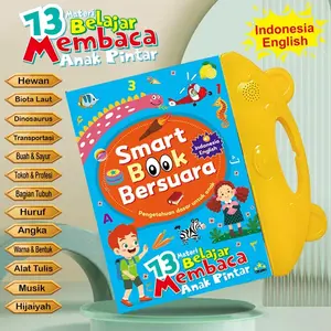 Mainan Edukatif Smart Book Audio 26 Materi Belajar Membaca Alat Stimulasi Perkembangan Bahasa Untuk Anak Balita Aktivitas Santai Saat Waktu Luang (COD Tersedia)