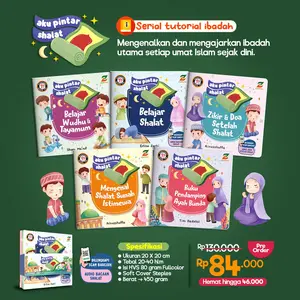 Tuntutan Sholat Shalat Anak - [1 Set 5 Buku] Buku Edukasi Anak Islami Aku Pintar Shalat Ziyadbooks Ziyad Books
