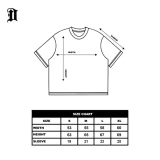 Domination Labs Boxy T-shirt 16s Oversized Kaos Heavyweight Malevick Pria Wanita 2