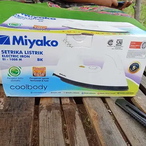 SETRIKA MIYAKO EL-1000 M GOSOKAN BAJU MIYAKO EL 1000 M SETRIKA ELECTRIC DRY IRON EL1000M El1008 Warna Random Listrik