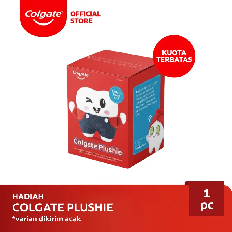 Colgate Random Plushie Gift Random Variant & Color