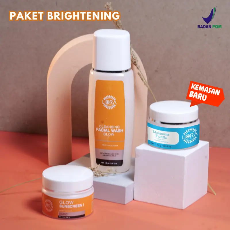 Paket Basic Brightening BPOM Liora By dr. Andreas - Menyehatkan Mencerahkan Kulit Wajah