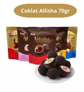 Mr. Sif Ailisha Cookie Coated Chocolate Halal 70 gr & 66 gr