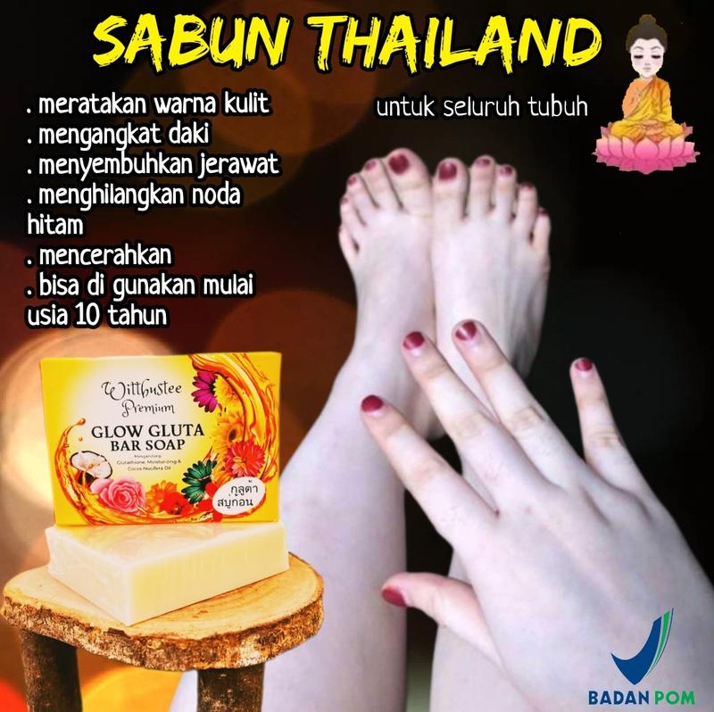 Product Introduction of 10 pcs SABUN GLUTA THAILAND BPOM Glutathione Mencerahkan Memudarkan Soap Aging Kering 1