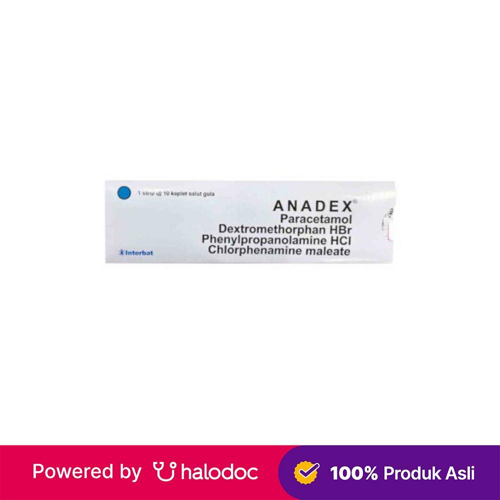 anadex strip isi 10 tablet
