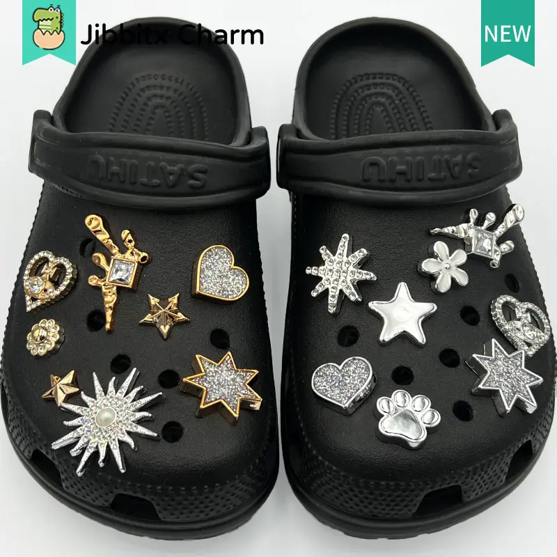 Charm Jibbits, Thời Trang, Thiết Kế Guốc, Sáng Tạo, Hoạt Hình Dễ Thương, Họa Tiết Đầy Màu Sắc, Thích Hợp Cho Giày Tự Làm, Chốt / Charm Giày / Nút Guốc 3