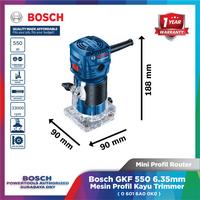 Gambar Bosch GKF 550 Palm Router Mesin Router Mini Profil Collet 6mm atau 1/4" Corded 550W Professional - GKF 550 dari Bosch Tools Authorized DNY Kota Surabaya 4 Tokopedia