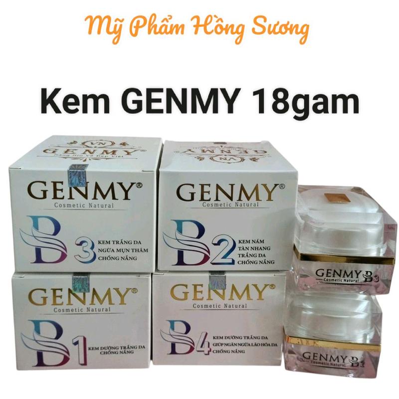  Kem Genmy  B1 B2 B3 B4 18g cỡ lớn Chăm Sóc Da 