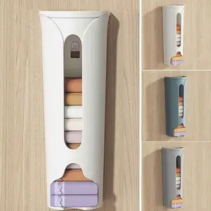 Kotak Penyimpanan Kaos Kaki Tempat Wadah Kaos Kaki Plastik 1pcs Sarung