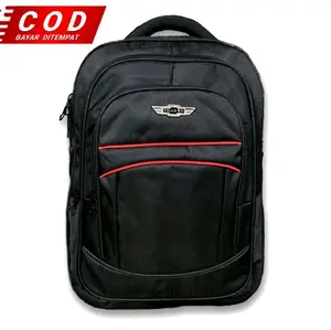 Tas Ransel Sekolah Pria Tas 14inc Bahan Premium Backpack Hitam rekomended untuk anak SD