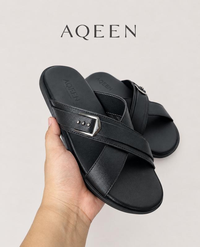 Dép Nam Da Quai Chéo từ xưởng chuẩn như hình AQEEN - Mã XA01