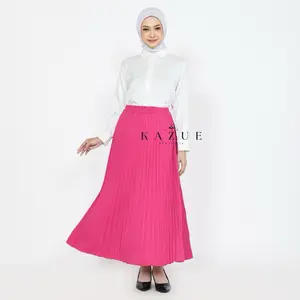 Kazue.id - Rok Plisket Mayung Standart Super Premium Panjang Flowly Muslim Bahan Hyget Kualitas Terbaik