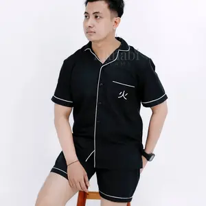 Hanabi Baju Piyama Dewasa Pria/ Wanita TIPE 1 (Lengan Pendek Celana Pendek)