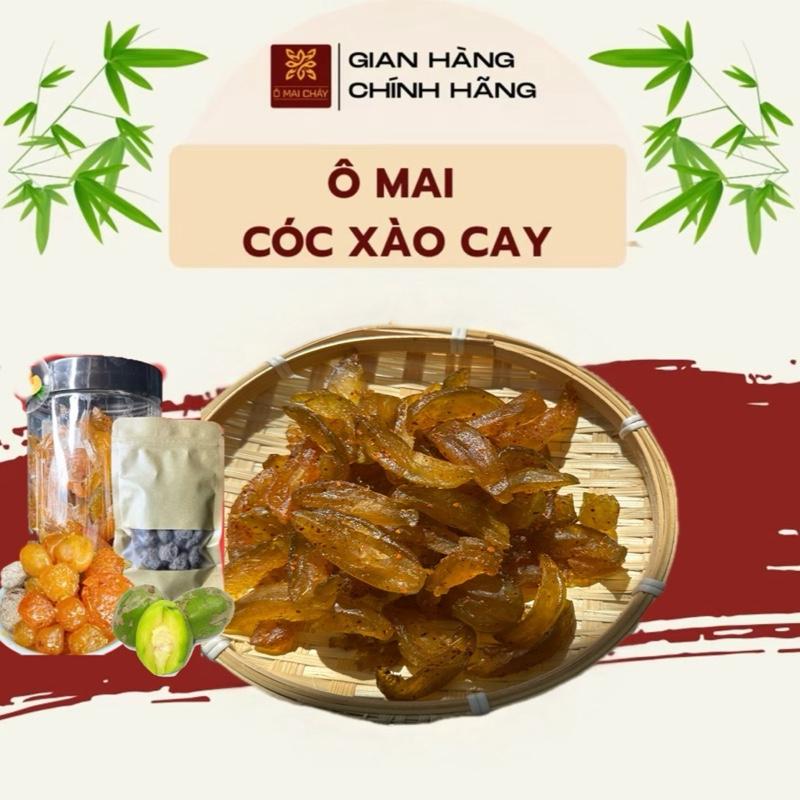  Cóc Xào Cay kèm tặng quà  Cóc Dẻo Cay - Nhà Làm - Đảm Bảo VSATTP - Snack Food Ô Mai Ăn Vặt Thức Ăn 